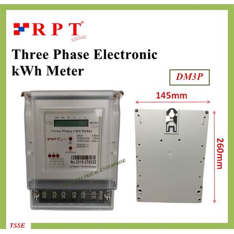 kwh meter digital 3 phase.